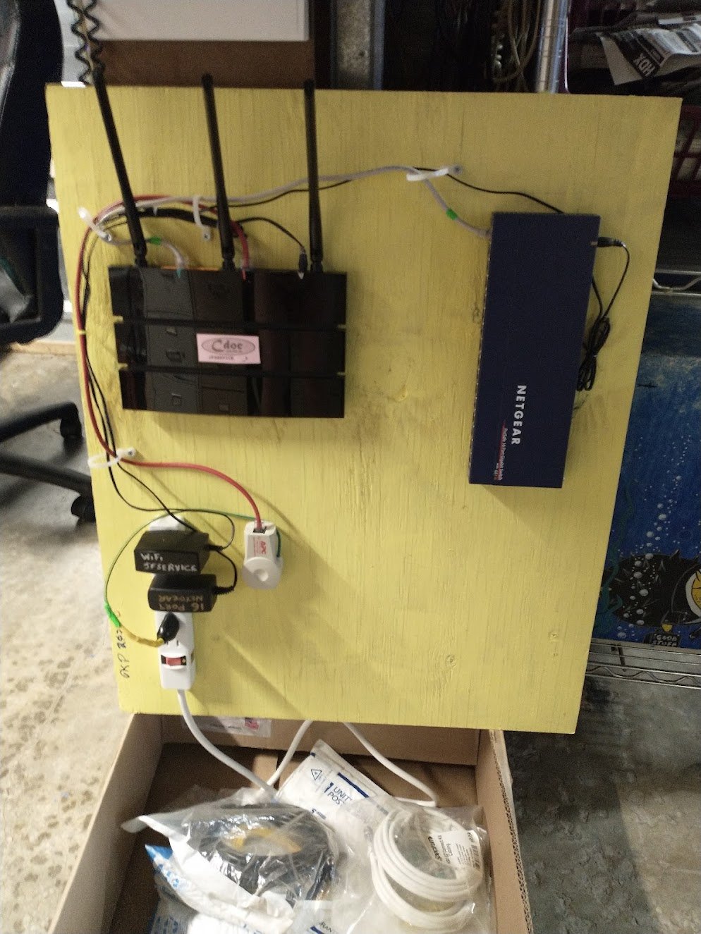 Hand-built WiFi test board — Cdoc Laboratories